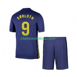 Camisola Atlético Madrid Alexander Sorloth 9 Criança Equipamento Segundo 2025-2026 Manga Curta